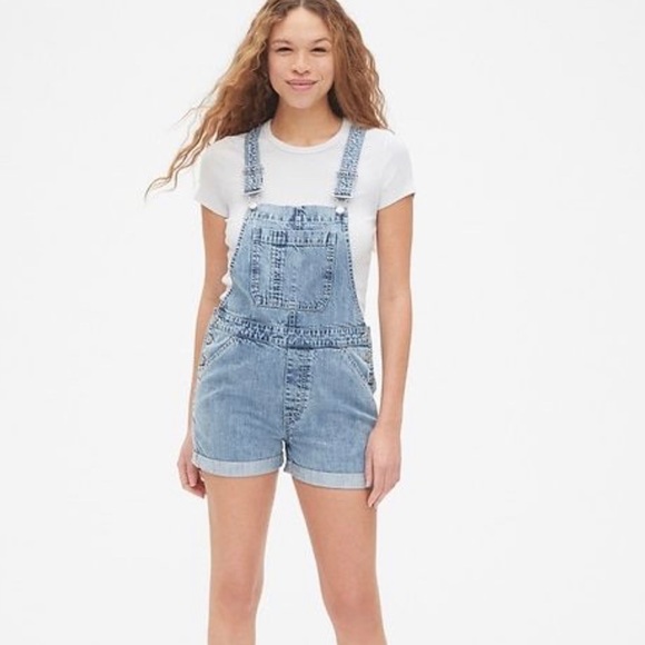 GAP Pants - Gap overall shorts shortall size Large